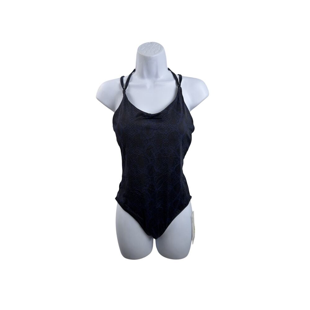 Athleta Snake Keyhole One Piece Swimsuit Size Small